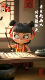 春季书法开班了？哪吒也去练书法。_1_喜欢书法的华_来自小红书网页版.jpg