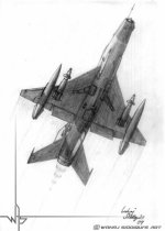 Pakistan F-7pg Laser Guided Bombs - Wahaj Siddiqui's Art.jpg