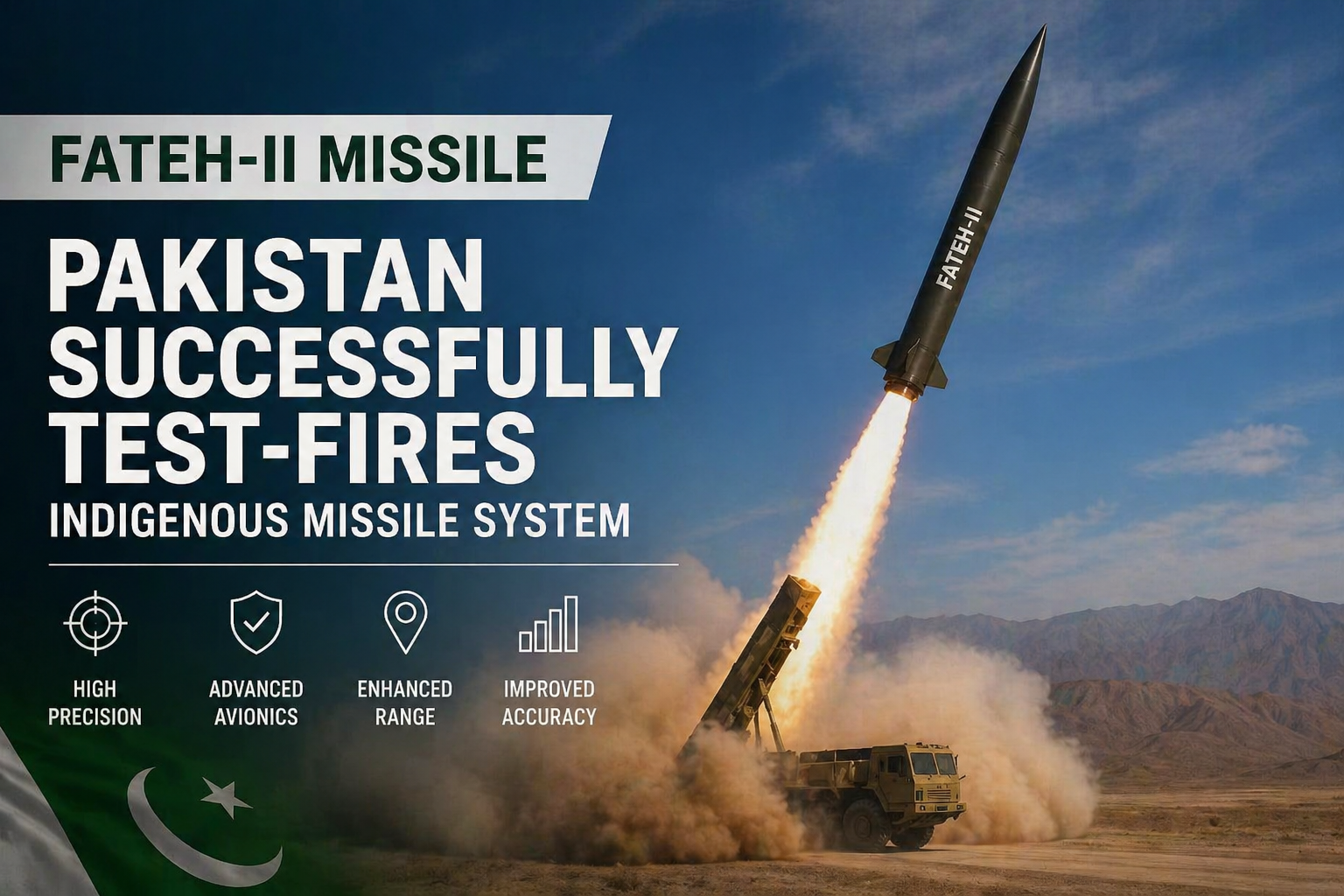 Fadi 2 Pakistan successfully test-fires indigenous Fateh-II missile system ...